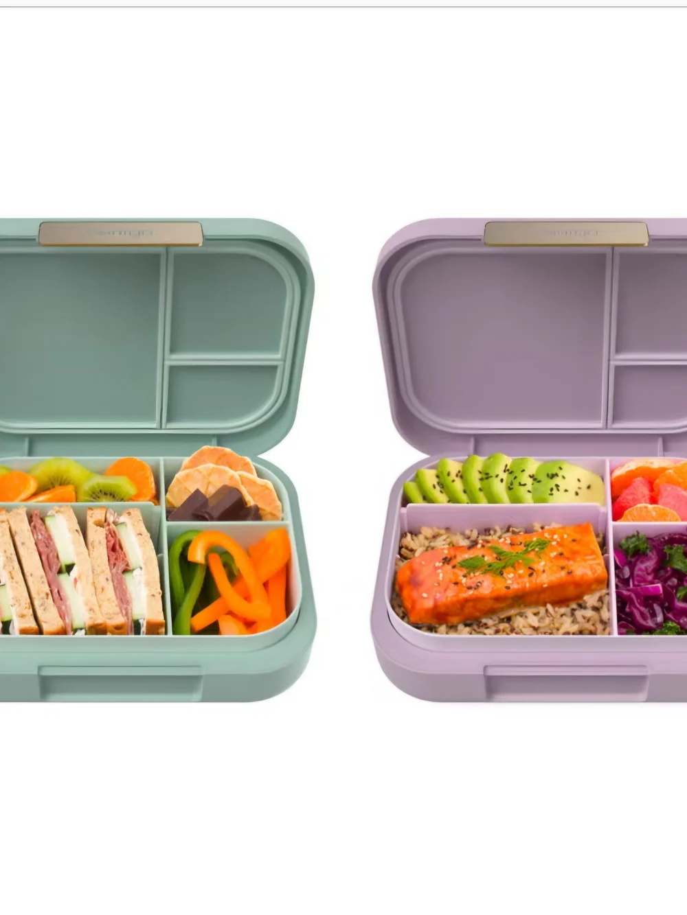 Bentgo Compartment Lunchbox- Multiple Available Green And Purple